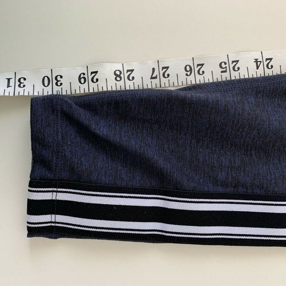 SPIRITUAL GANGSTER Athletic Side Stripe Practice Leggings Heather Blue M - Picture 6 of 10